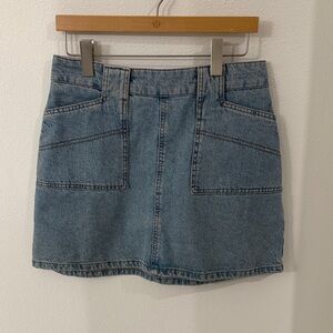 BDG Blue Denim Mini Skirt